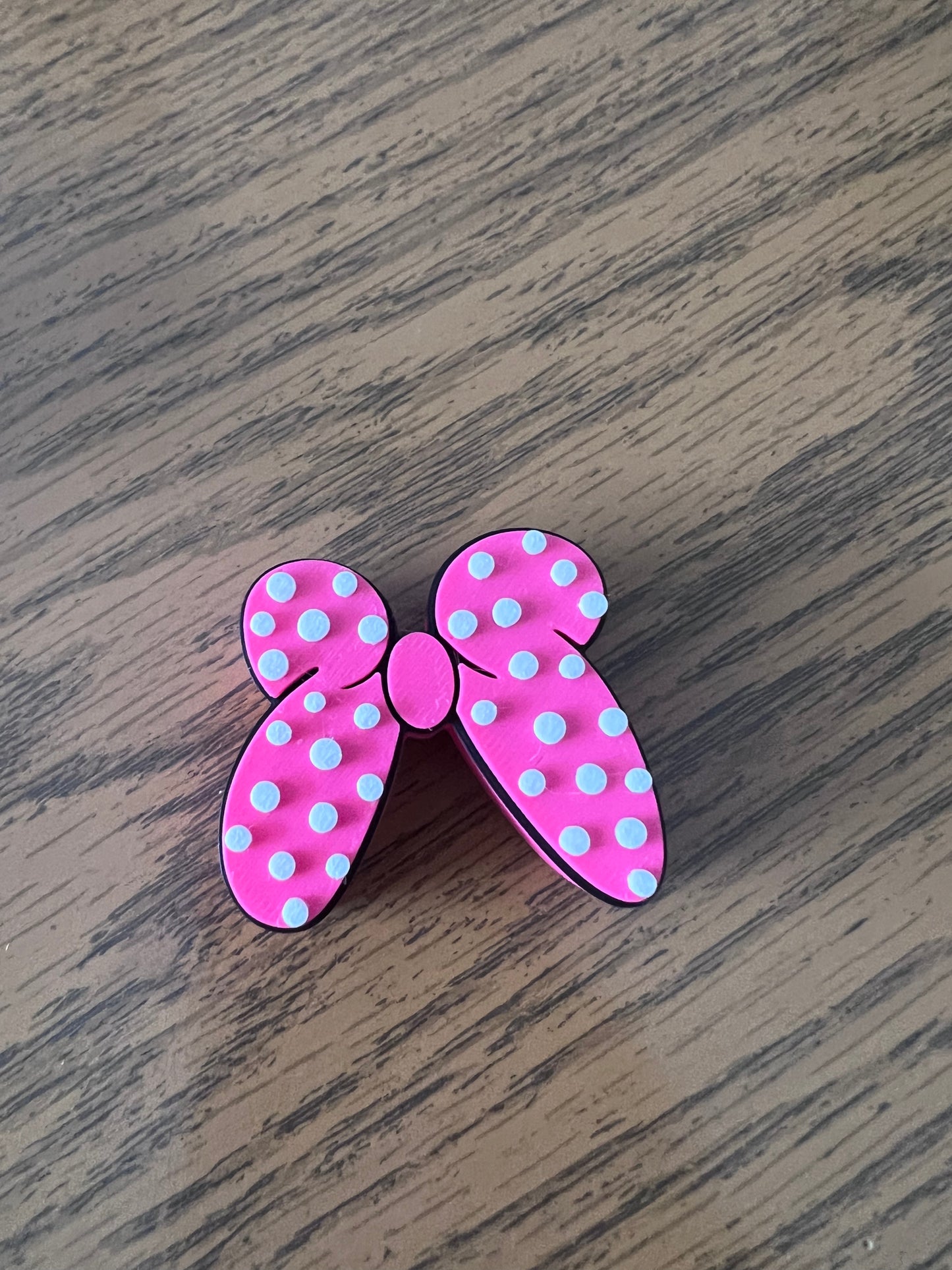 Minnie Bow Straw Topper