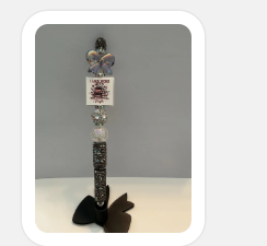 "I Like Books More Than I Like People" Beaded Pen