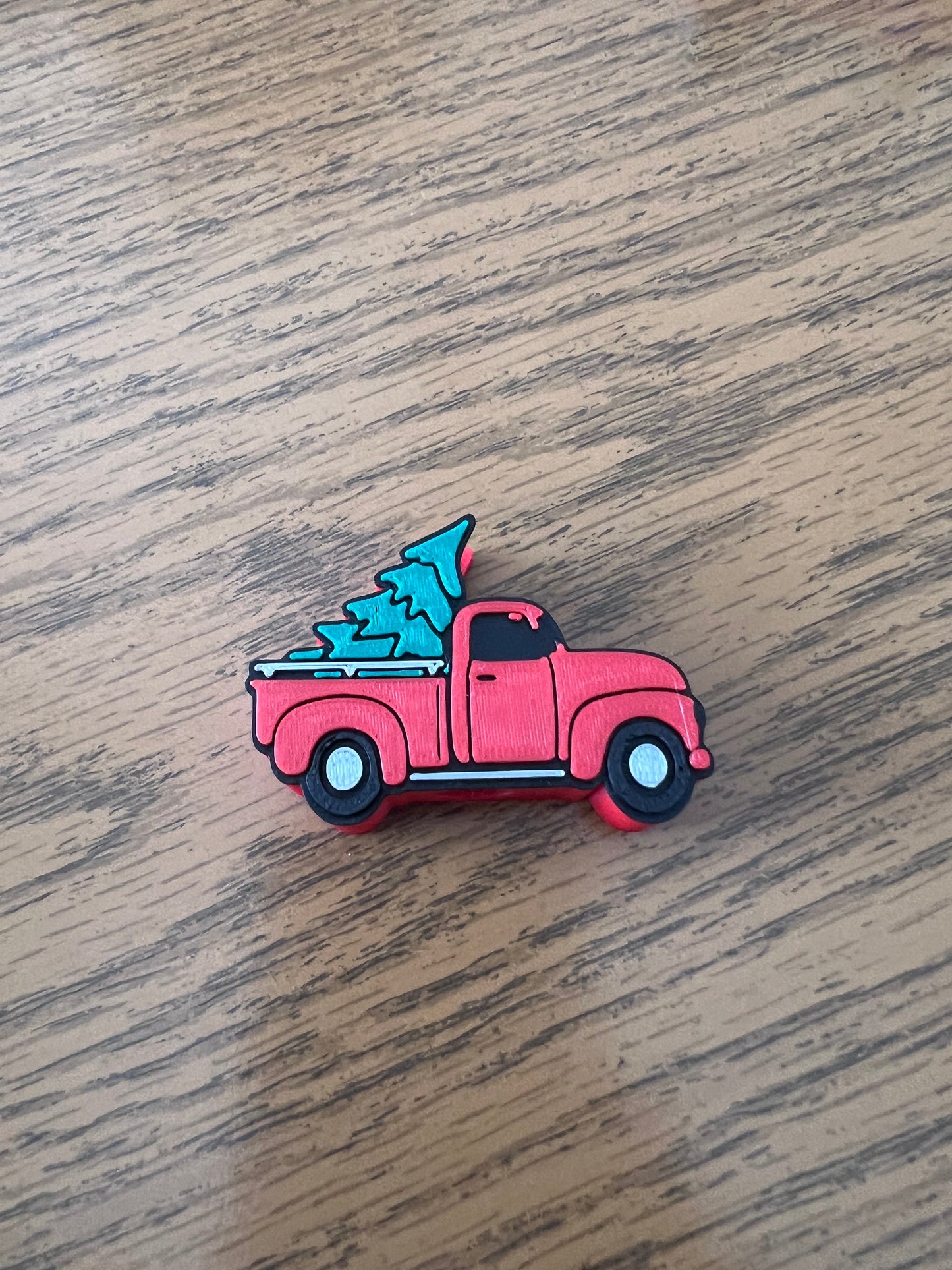 Christmas Truck Straw Topper