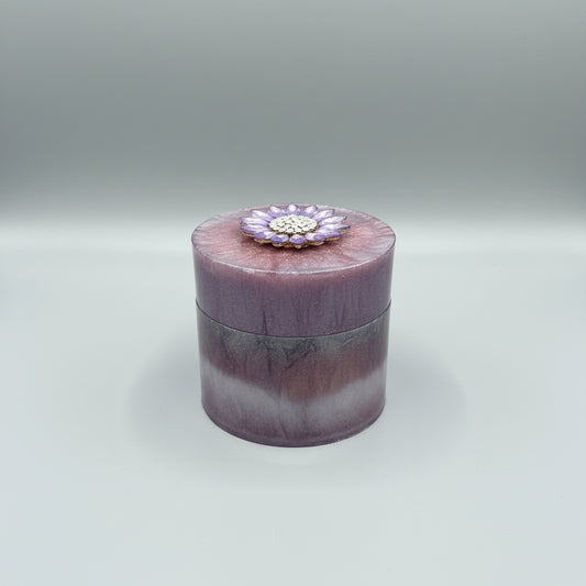 Purple Jeweled Jar