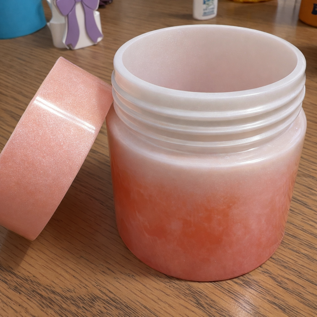 Orange Sherbet Stash Jar