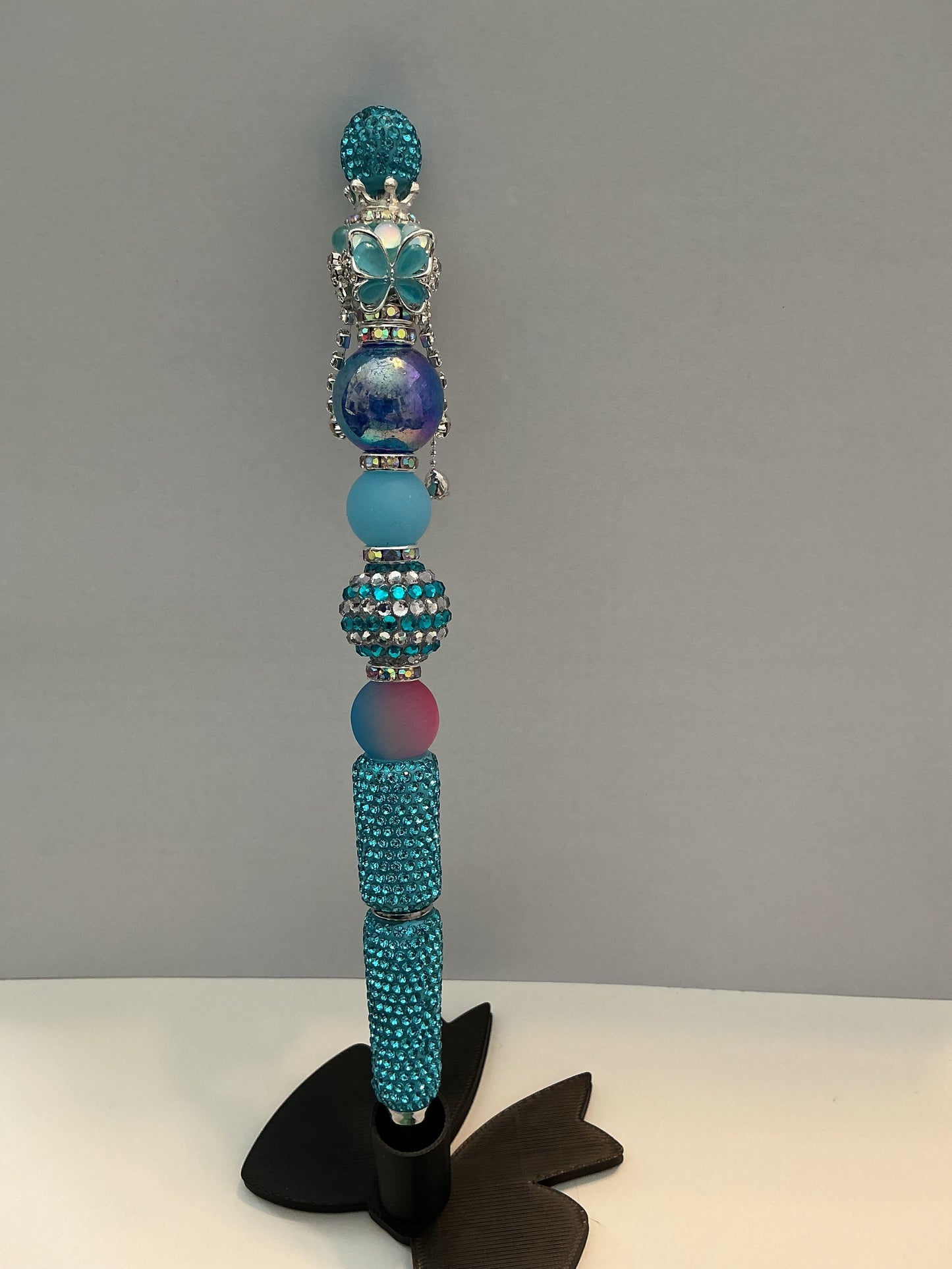 Garden Gnome & Tulip Beaded Pen