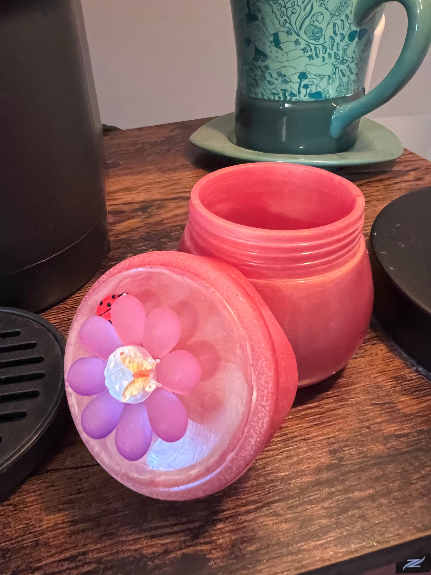 Flower Jar pink rose